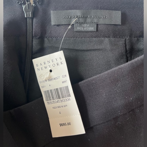 Alexander Wang Black Mini Skirt with Leather Fringe - Picture 6 of 7